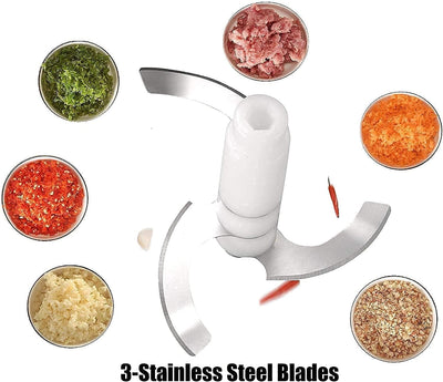Food Chopper | Hand Push Chopper machine | Vegetable chopper