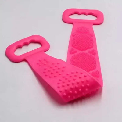 Silicone Scrubber | Single Side Bath Towel Scrubber ( Random Color )