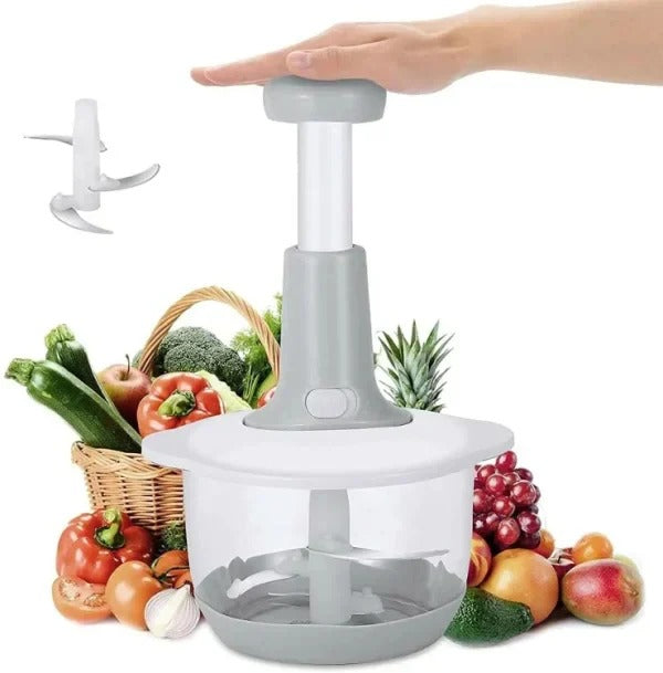 Food Chopper | Hand Push Chopper machine | Vegetable chopper