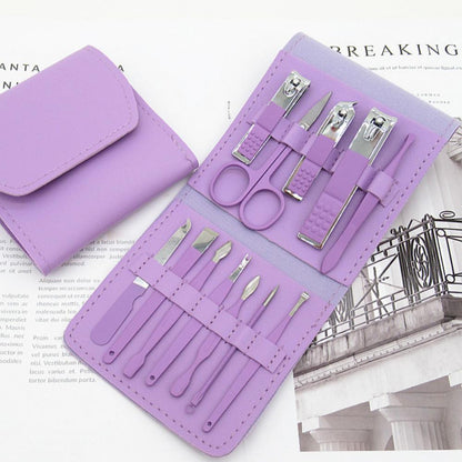 16 In 1 Nail Kit Manicure Cutters | Nail Clipper | Pedicure Nail Scissors Tool Set