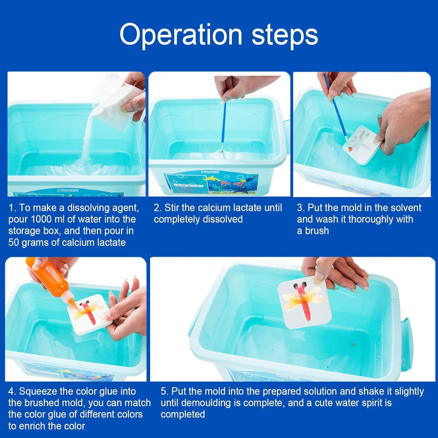 Handmade Water Toys Water Elf Set Ocean – Magic Water Toy Kit