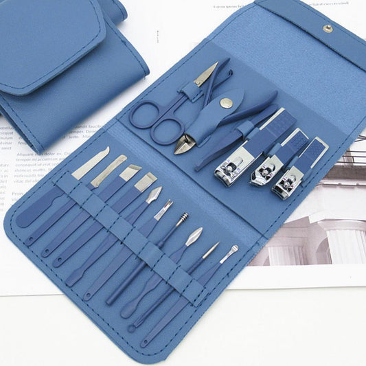 16 In 1 Nail Kit Manicure Cutters | Nail Clipper | Pedicure Nail Scissors Tool Set
