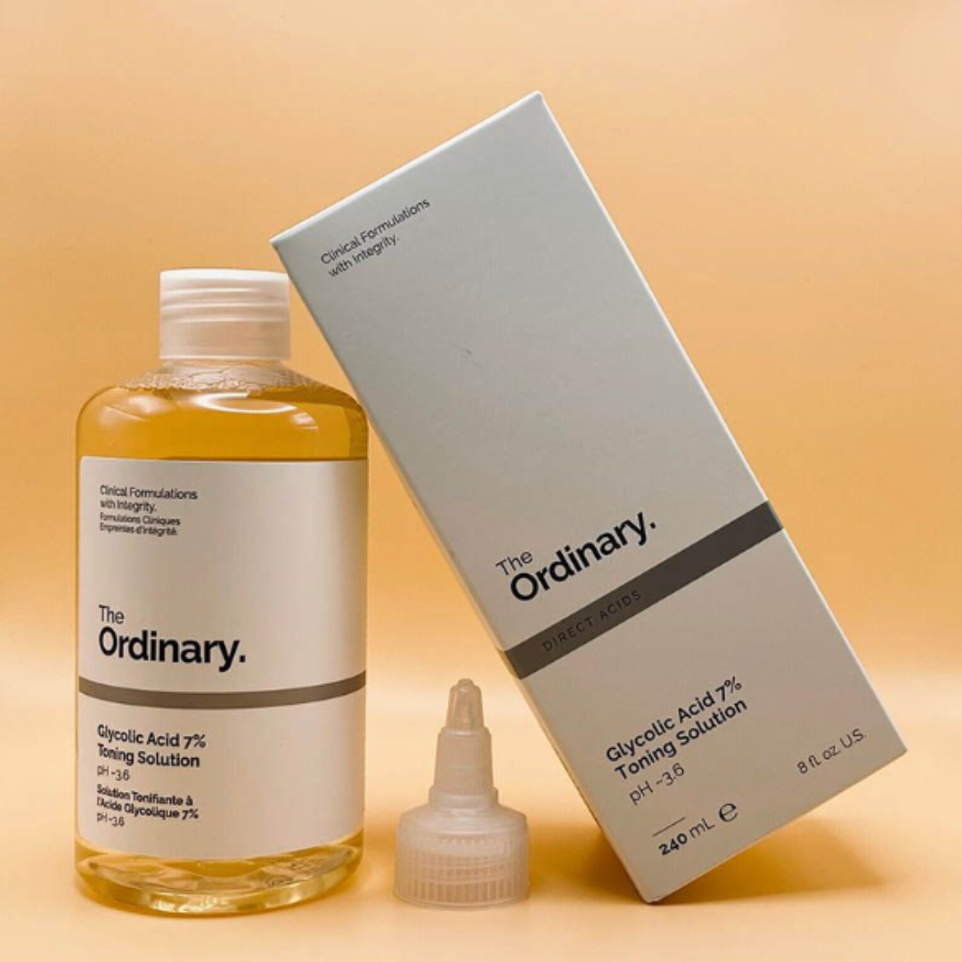 The Ordinary Glycolic Acid 7% toner | For Radiant Skin, Removes Dead Skin Cells, Brightness & smoothness, 240ml