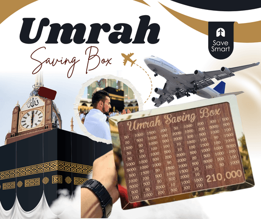 Umrah Saving Box | The best way to save your money to perform umrah