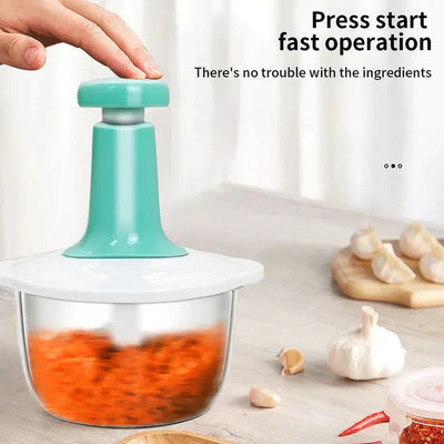 Food Chopper | Hand Push Chopper machine | Vegetable chopper