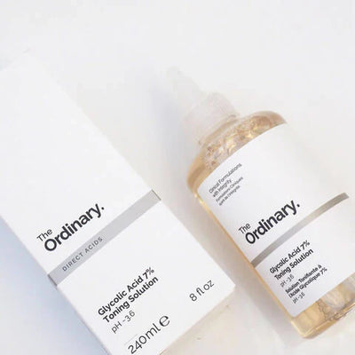 The Ordinary Glycolic Acid 7% toner | For Radiant Skin, Removes Dead Skin Cells, Brightness & smoothness, 240ml