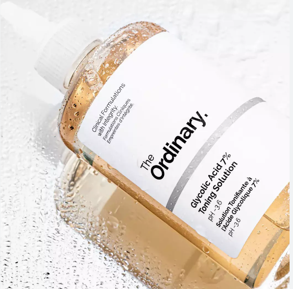 The Ordinary Glycolic Acid 7% toner | For Radiant Skin, Removes Dead Skin Cells, Brightness & smoothness, 240ml