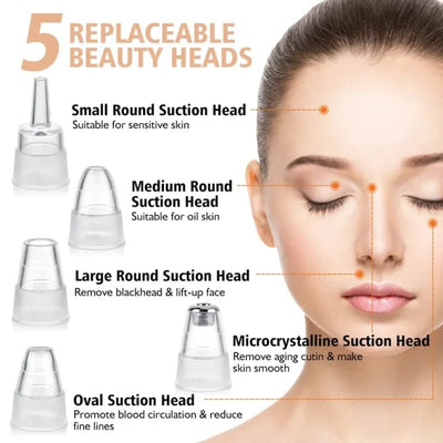 Blackhead Remover | Face Acne Black Dot Pimple Electric Blackhead Vacuum Cleaner