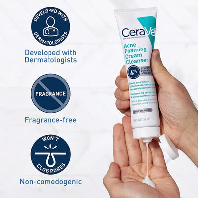 Cerave 4 In 1 Skincare Kit Night Cream | Sunblock | Cleanser & Serum For Radiant Skin