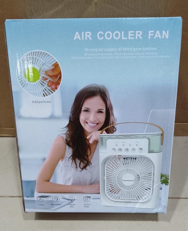 Portable Air Conditioner Fan Usb Electric Fan, Fine Mist Water, And Humidifier Function