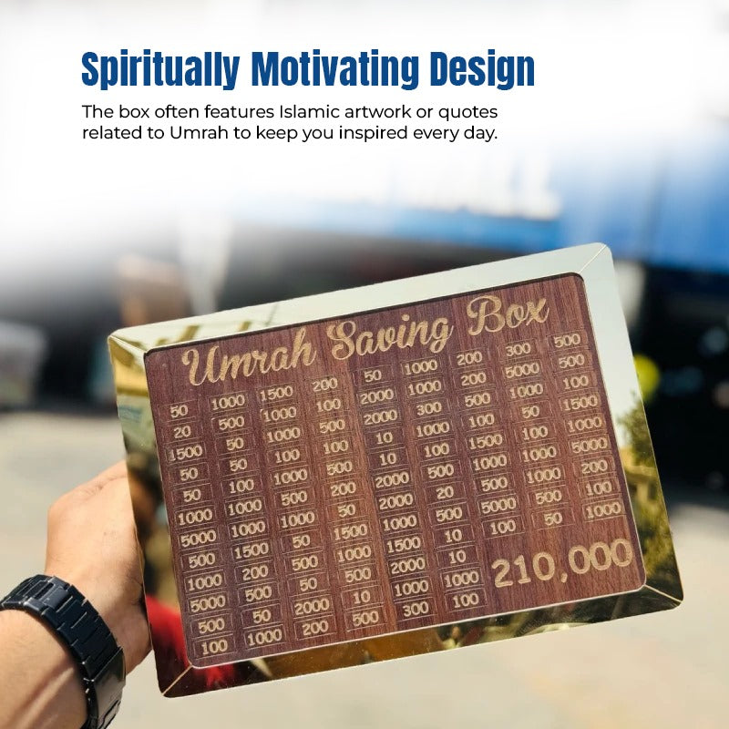 Umrah Saving Box | The best way to save your money to perform umrah
