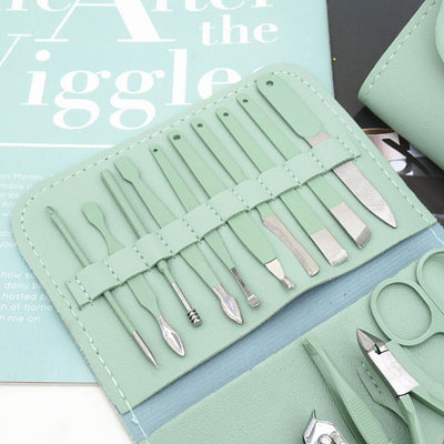 16 In 1 Nail Kit Manicure Cutters | Nail Clipper | Pedicure Nail Scissors Tool Set