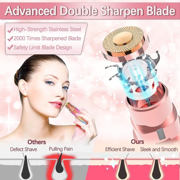 2 In 1 Electric Eyebrow Trimmer | Flawless Hair Remover | Painless Eyebrow Removal (rechargeable)