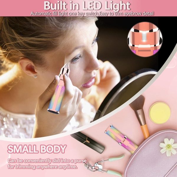 2 In 1 Electric Eyebrow Trimmer | Flawless Hair Remover | Painless Eyebrow Removal (rechargeable)